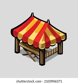 Tent icon, can be used in any camping related stuff