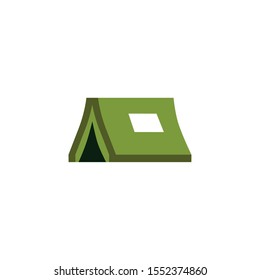 Tent icon design, Camping forest adventure lifestyle summer travel and outdoor theme Vector illustration