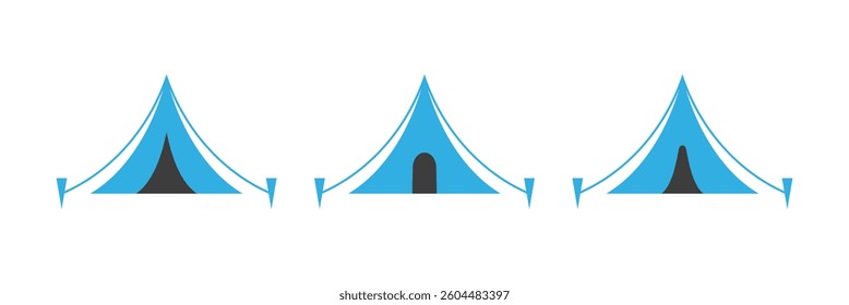 Tent Icon Design Vector Symbol Camp Travel Event