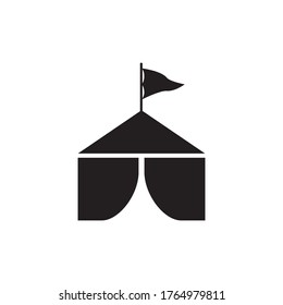 Tent Icon Design Vector Template Illustration