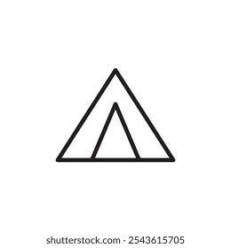 Icono de tienda Ilustración de línea plana