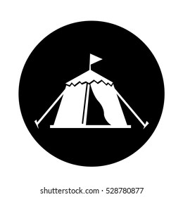 Tent Icon illustration design