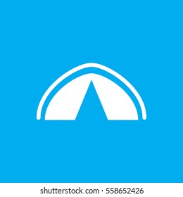 tent icon illustration isolated vector sign symbol