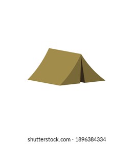 Tent icon isolated on white background. Vector.