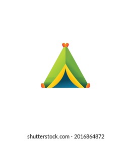 tent Icon Isolated On White Background