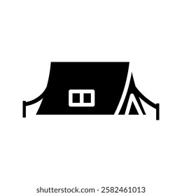 Tent Icon on white background