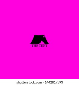 the tent icon sign signifier vector