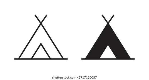 Diseños de Vector de silueta de icono de tienda. Trazos editables