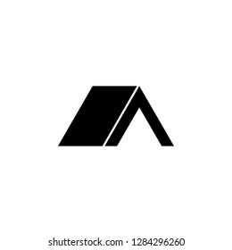 tent icon. Simple glyph vector of universal set icons for UI and UX, website or mobile application