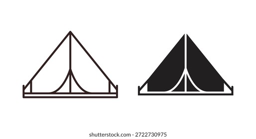 Símbolo del icono de la tienda. Vector EPS 10. icono de línea y glifo