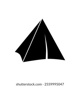 Tent icon vector. Camping illustration sign. Hike symbol or logo.
