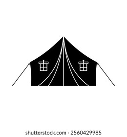 Tent icon vector. Camping illustration sign. Hike symbol or logo.