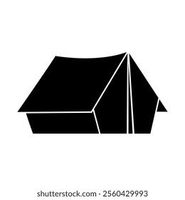 Tent icon vector. Camping illustration sign. Hike symbol or logo.