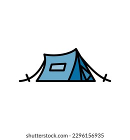 tent icon vector design templates 