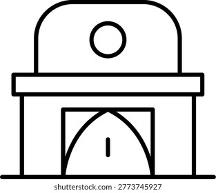 Tent Icon Vector Element line icon design vector icons