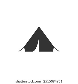 Vetor de Ícone de Tenda. Preenchimento de tenda e ícone de glifo.