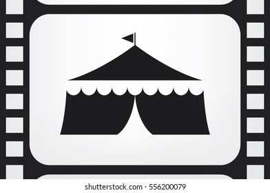 Tent icon vector illustration.