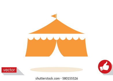 Tent icon vector illustration.