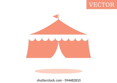 Tent icon vector illustration 