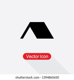 Tent Icon Vector Illustration Eps10