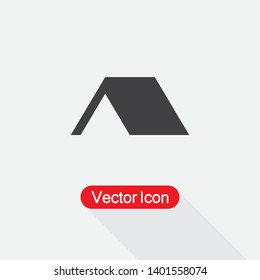 Tent Icon Vector Illustration Eps10