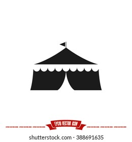 Tent icon vector illustration eps10.