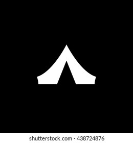 tent icon vector illustration eps10