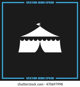 tent icon vector illustration eps10.