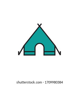 Icono de tienda ilustración vectorial plano 