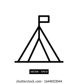 icono de tienda vectorial, ilustración plantilla de logotipo para muchos fines. Aislado sobre fondo blanco.