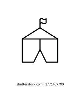 símbolo del vector del icono de tienda