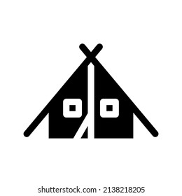Tent Icon Vector Symbol Design Illustration