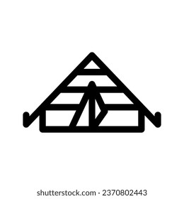 Tent Icon Vector Symbol Design Illustration