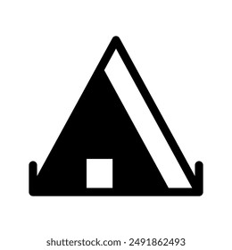 Tent Icon Vector Symbol Design Illustration