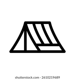 Tent Icon Vector Symbol Design Illustration