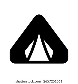 Tent Icon Vector Symbol Design Illustration