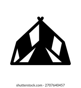 Tent Icon Vector Symbol Design Illustration