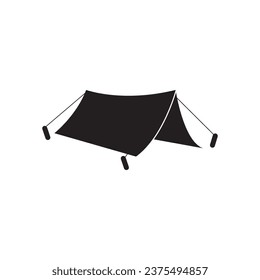 tent icon vector template illustration logo design