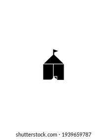 tent icon,vector best flat icon.