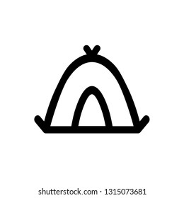 Tent icon,vector illustration. Flat design style. vector tent icon illustration isolated on White background, tent icon Eps10. tent icons graphic design vector symbols.