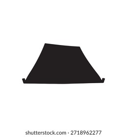 Tent isolated icon. vector illustration.