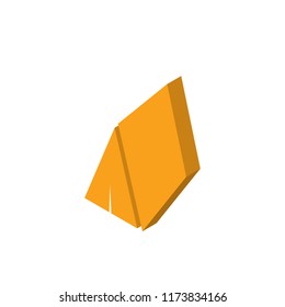 Tent isometric left top view 3D icon