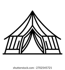 Icono de Vector de arte de línea de tienda