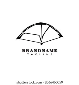 tent logo cartoon icon design template modern isolated vector illustration