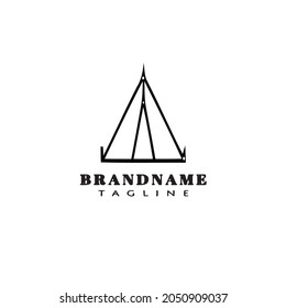 tent logo icon design template modern vector illustration