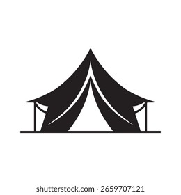 Ilustración plana del icono del logotipo de la tienda
