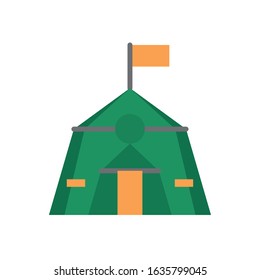 tent military force isolated icon vector illustration design