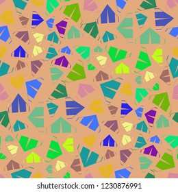 Tent new background multicolored geometric pattern seamless.