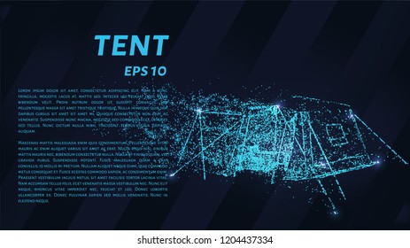 Tent of particles