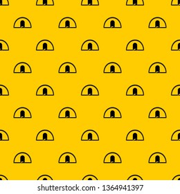 Tent pattern seamless vector repeat geometric yellow for any design